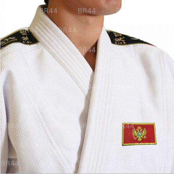 BP0243T 01 Bandeira Montenegro Patch Bordado Termo Adesivo - Imagem 3