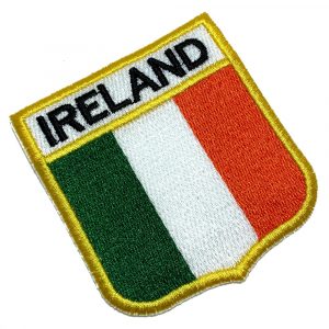 BEIN077 Bandeira Irlanda Patch Bordado Termo Adesivo