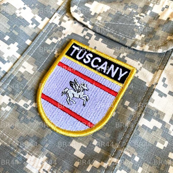 BE0229EV 01 Bandeira Toscana Patch Bordada Fecho Contato - Imagem 2