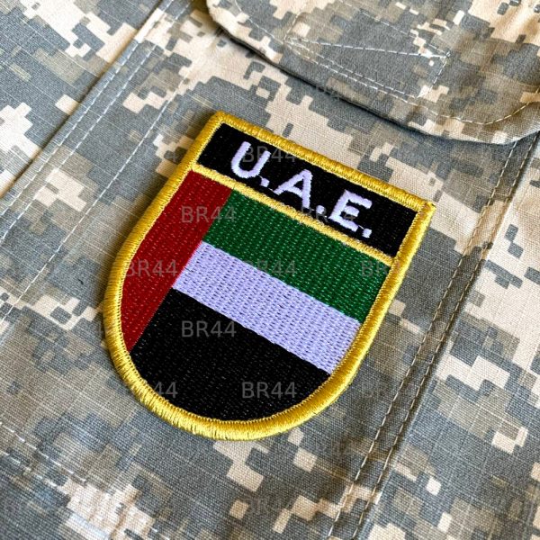 BP0210EV 01 Bandeira U.A.E. Patch Bordada Fecho Contato - Imagem 2