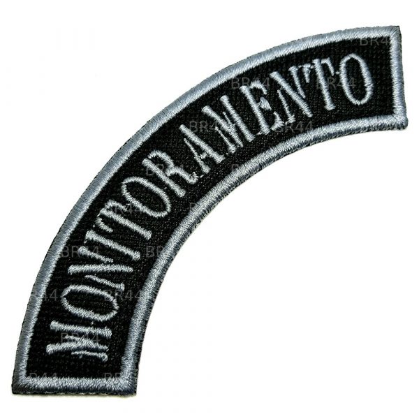 M0150T 02 Monitoramento Patch Bordado Termoadesivo Costura
