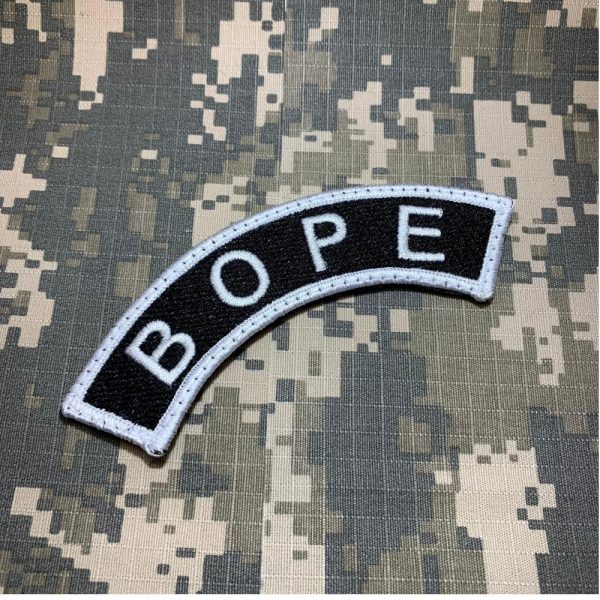 M0045V 02 BOPE Patch Bordado Fecho Contato Gancho - Imagem 2