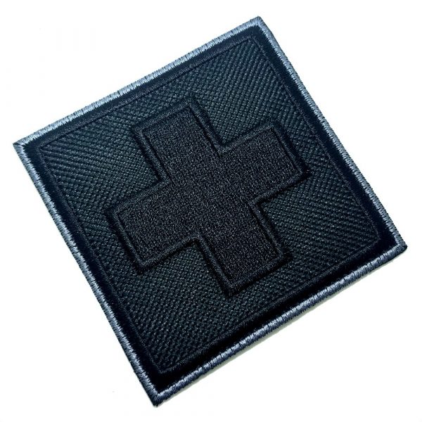 M0049T05 Cruz Vermelha Patch Bordado Termo Adesivo Costura