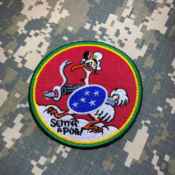 M0057T 01 Senta Púa FEB Patch Bordado Fixa Com Ferro Costura - Imagem 2