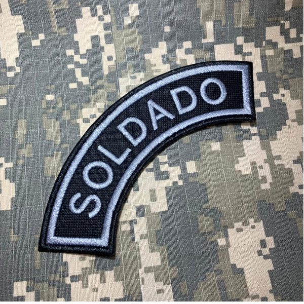 M0085T 02 Soldado Patch Bordado Termo Adesivo Costura - Imagem 2