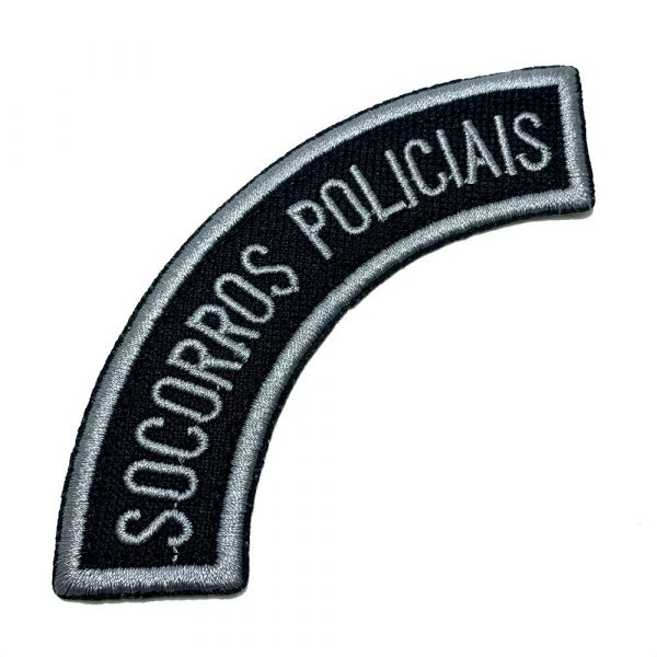 M0119T 02 Socorros policiais Bordado Termo Adesivo Costura