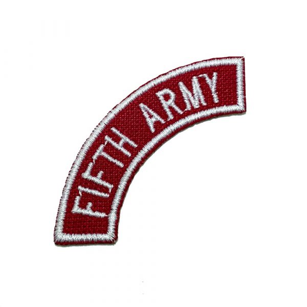 M0089T 01 FIFTH ARMY Patch Bordado Termo Adesivo Costura