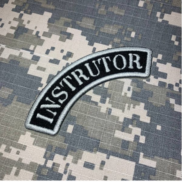 M0125T05 Instrutor Patch Bordado Termo Adesivo Ou Costura - Imagem 2