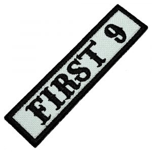 NT0533T 01 FIRST 9 patch bordado passar a ferro ou costura