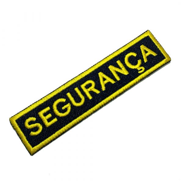 EML107 Segurança Patch Bordado Fecho de Contato Gancho