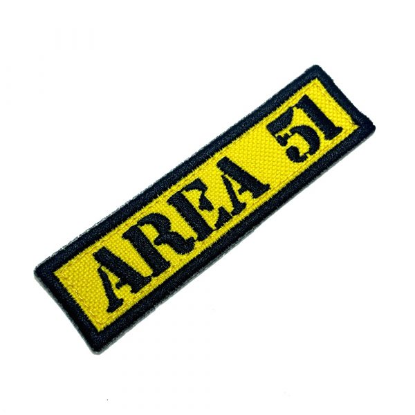 M0128T 95 Area 51 Patch Bordada Termo Adesivo Costura