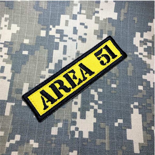 M0128T 95 Area 51 Patch Bordada Termo Adesivo Costura - Imagem 2
