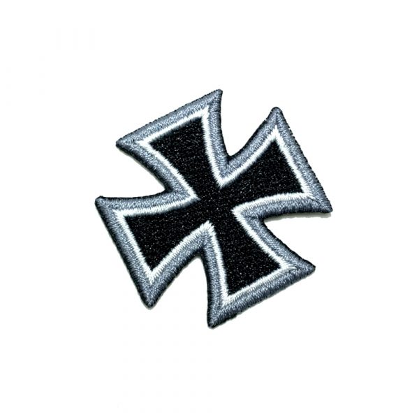 M0025T12 Cruz de Ferro Alemanha Patch Bordado Termo Adesivo