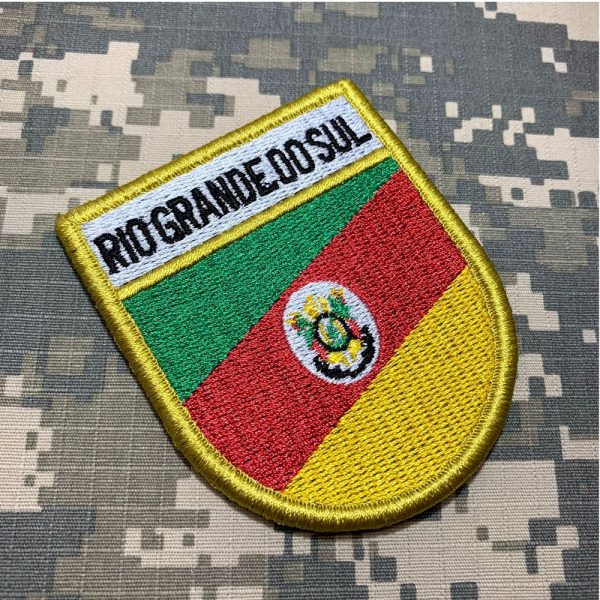 BE0019EV01 Bandeira Rio Grande do Sul Bordado Fecho Contato - Imagem 2