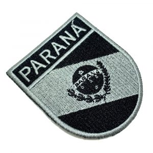 BE0174ET02 Bandeira Paraná Patch Bordado Termo Adesivo