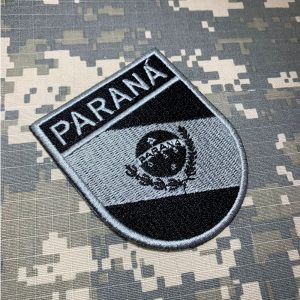 BE0174ET02 Bandeira Paraná Patch Bordado Termo Adesivo