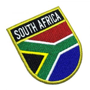 BP0021ET 01 Bandeira África do Sul Bordada Termo Adesivo