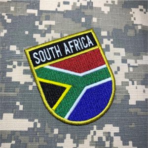 BP0021ET 01 Bandeira África do Sul Bordada Termo Adesivo