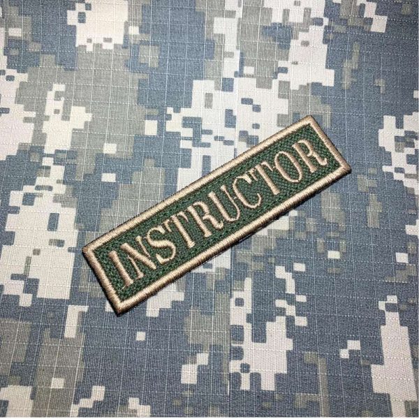 M0144T03 Instructor Patch Bordado Termo Adesivo - Imagem 2