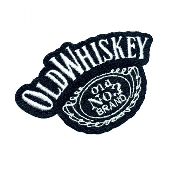 V0004T 02 Old Whiskey Patch Bordado Termo Adesivo