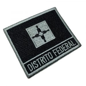 BE0154NT02 Bandeira Distrito Federal Bordado Termo Adesivo