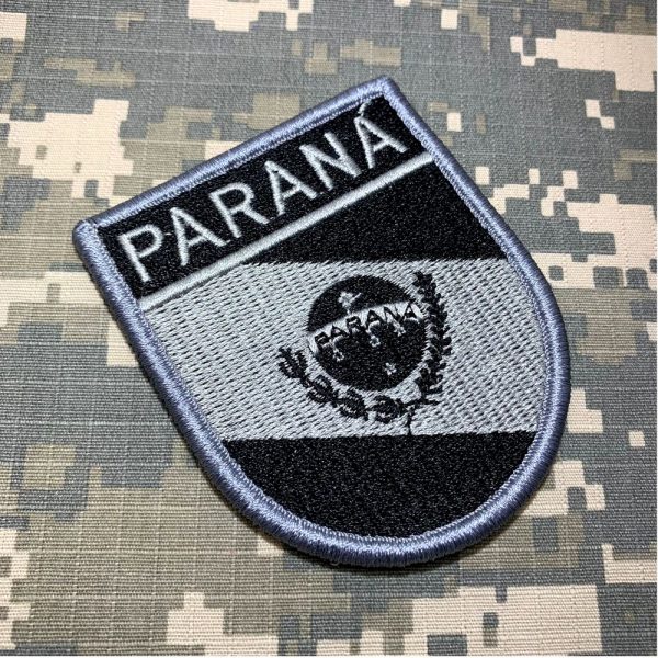 BE0174EV02 Bandeira Paraná Patch Bordado Fecho Contato - Imagem 2
