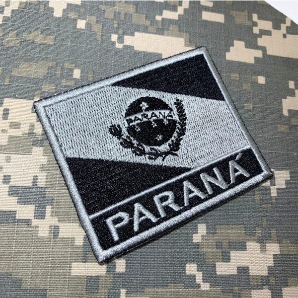 BE0174NT02 Bandeira Paraná Patch Bordado Termo Adesivo - Imagem 2