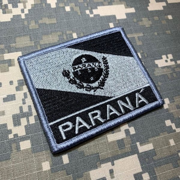 BE0174NV02 Bandeira Paraná Patch Bordado Fecho Contato - Imagem 2