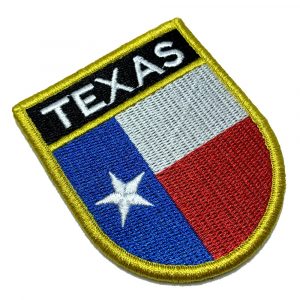 BE0415EV01 Bandeira Texas Patch Bordado Fecho Contato