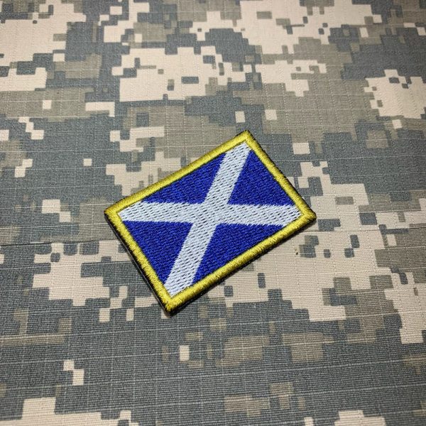 BP0004T11 Bandeira Escócia Patch Bordado Termo Adesivo - Imagem 2
