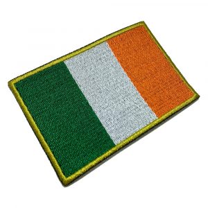 BP0059T21 Bandeira Irlanda Patch Bordado Termo Adesivo