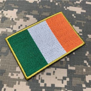 BP0059T21 Bandeira Irlanda Patch Bordado Termo Adesivo