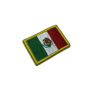 BP0050V11 Bandeira México Patch Bordado Fecho Contato