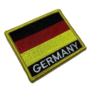 BP0081NV01 Bandeira Alemanha Patch Bordado Fecho Contato