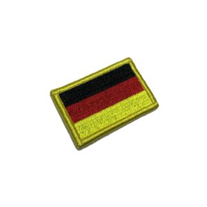 BP0081V11 Bandeira Alemanha Patch Bordado Fecho Contato