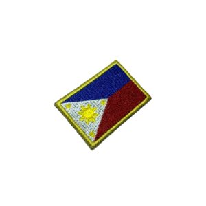 BP0218T11 Bandeira Filipinas Patch Bordado Termo Adesivo