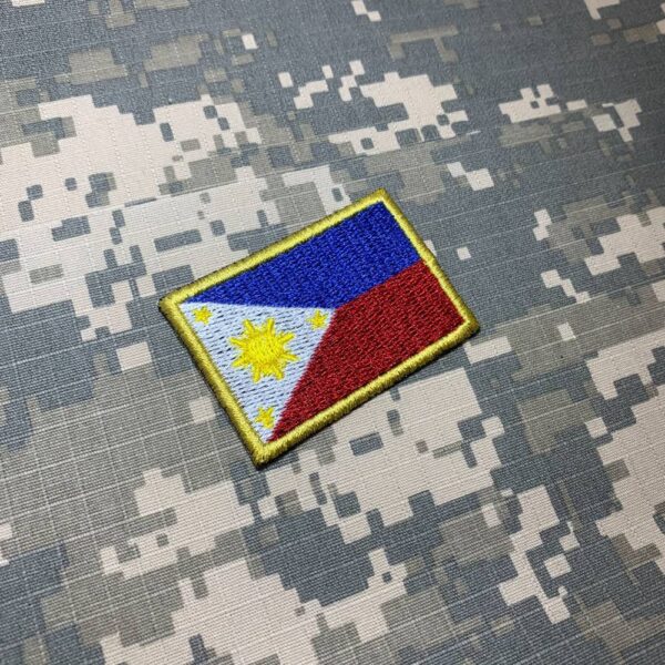 BP0218T11 Bandeira Filipinas Patch Bordado Termo Adesivo - Imagem 2