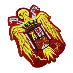 TIES018T01 Espanha Futebol 1952 Patch Bordado Termo Adesivo