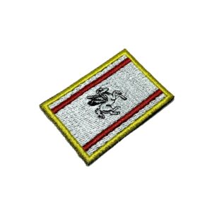 BE0229T11 Bandeira Toscana Patch Bordado Termo Adesivo