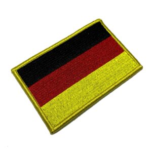 BP0081V21 Bandeira Alemanha Patch Bordado Fecho Contato
