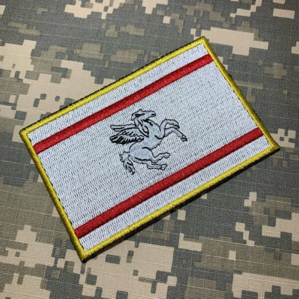 BE0229T21 Toscana Itália Bandeira Patch Bordada TermoAdesivo - Imagem 2