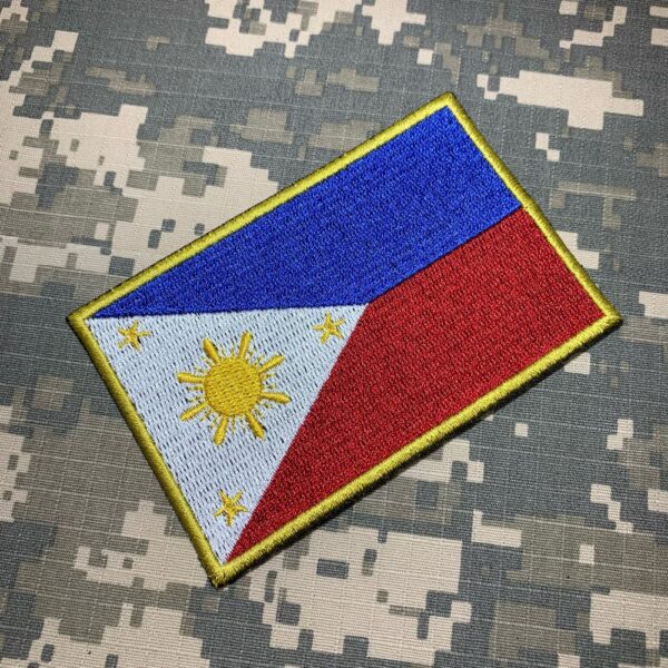 BP0218T21 Bandeira Filipinas Patch Bordada Termo Adesivo - Imagem 2