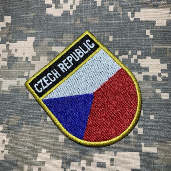 BPCZET001 Republica Tcheca Bandeira Patch Termo Adesivo - Imagem 2