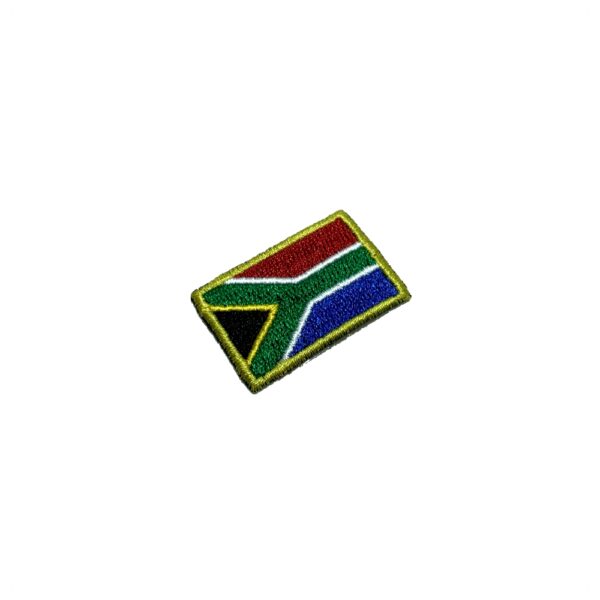 BP0021T31 Bandeira África do Sul Patch Bordado Termo Adesivo