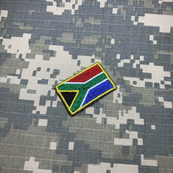 BP0021T31 Bandeira África do Sul Patch Bordado Termo Adesivo - Imagem 2