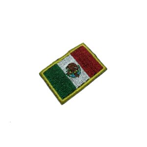 BP0050T31 Bandeira México Patch Bordado Termo Adesivo