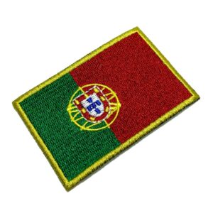 BPPTT001 Bandeira Portugal Patch Bordado Termo Adesivo