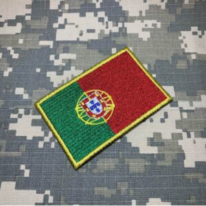 BPPTT001 Bandeira Portugal Patch Bordado Termo Adesivo