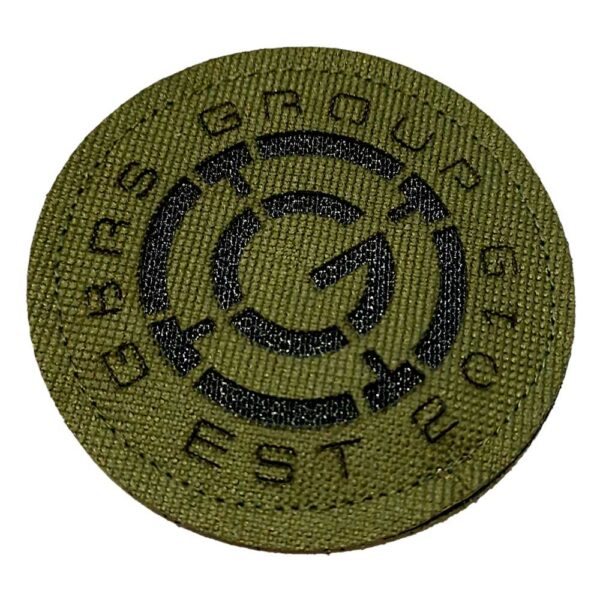 LOG431LT02 Militar Patch Corte Laser Com Fecho de Contato