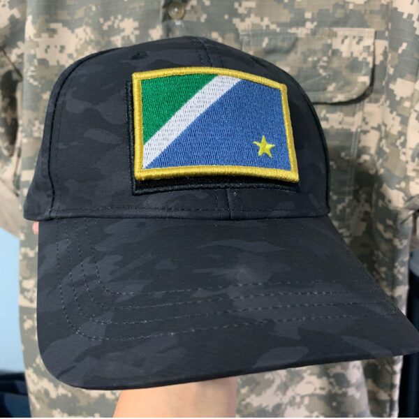BE0011V01 Bandeira Mato Grosso do Sul Bordado Fecho Contato - Imagem 4
